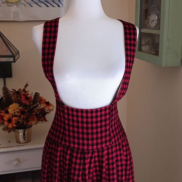 Dennis Goldsmith  Red Plaid Jumper - Picture 2 of 9
